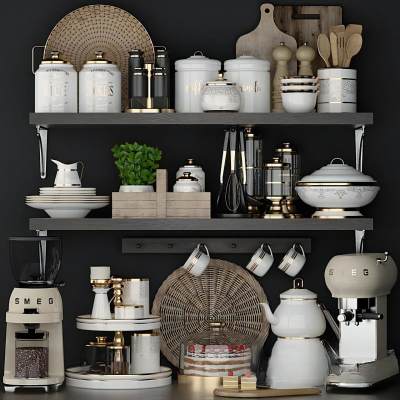 厨房用品摆件 厨具搁板-1